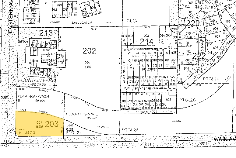 3690 S Eastern Ave, Las Vegas, NV à vendre - Plan cadastral – Image 2 sur 13