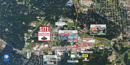 2308-2310 Highway 45 N, Columbus, MS - VUE AÉRIENNE  vue de carte