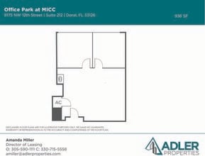 1200 NW 78th Ave, Doral, FL à louer Plan d’étage– Image 1 sur 1