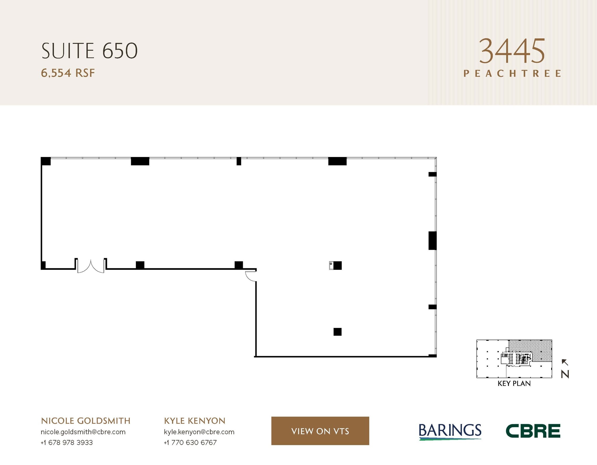 3445 Peachtree Rd NE, Atlanta, GA à louer Plan d’étage– Image 1 sur 1
