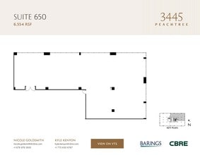 3445 Peachtree Rd NE, Atlanta, GA à louer Plan d’étage– Image 1 sur 1