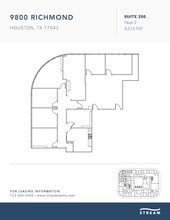 9800 Richmond Ave, Houston, TX à louer Plan d’étage– Image 1 sur 1