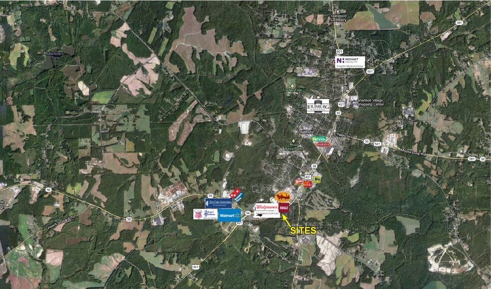 000 US 401 Hwy, Louisburg, NC à vendre - Aérien – Image 2 sur 3