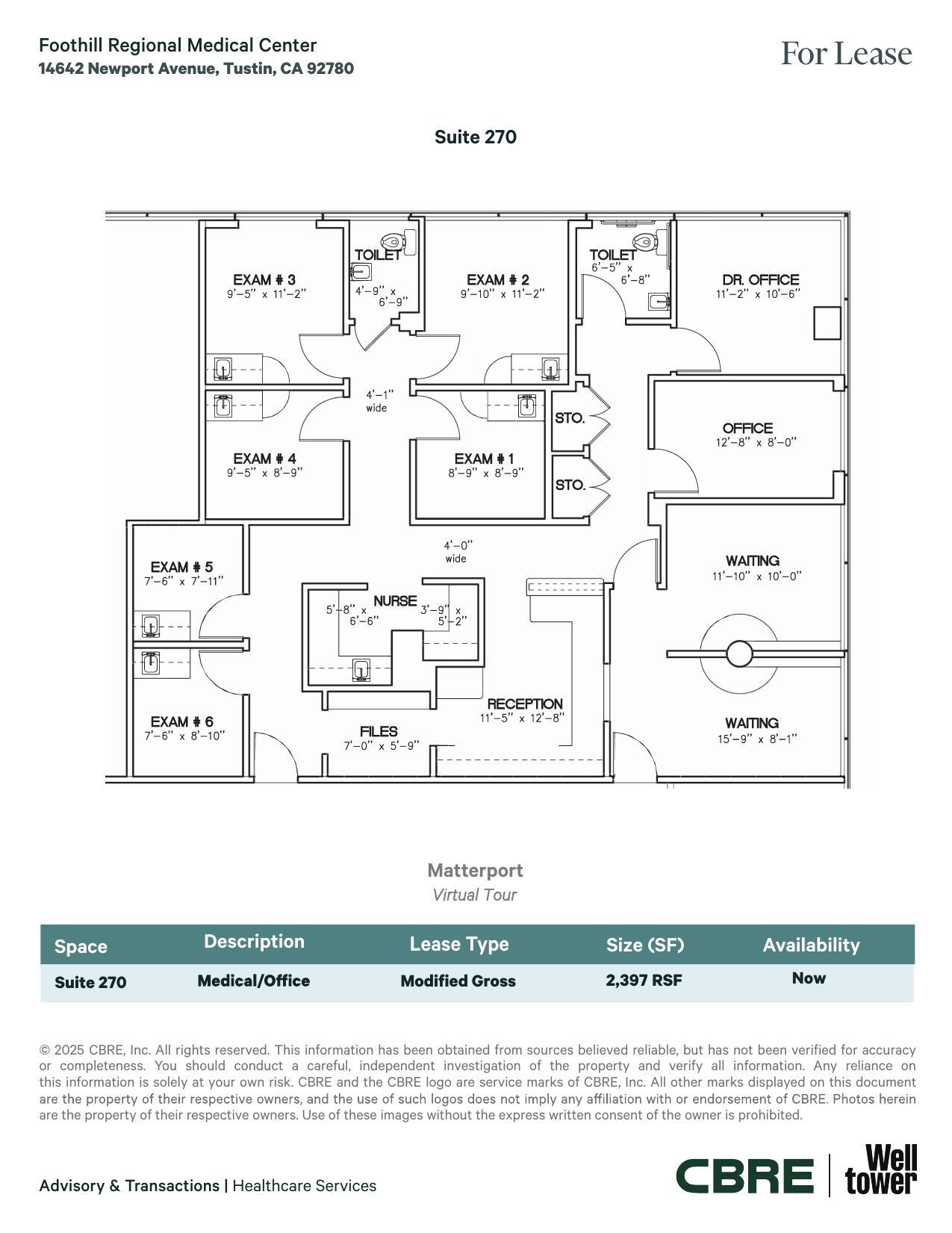 14642 Newport Ave, Tustin, CA à louer Plan d’étage– Image 1 sur 1