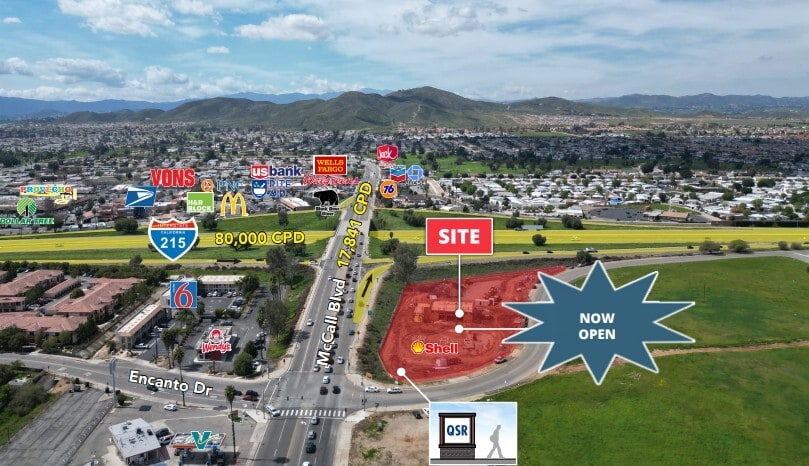 McCall Blvd & Encanto Dr, Menifee, CA à louer Aérien– Image 1 sur 3