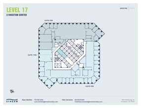 1301 McKinney St, Houston, TX à louer Plan d’étage– Image 1 sur 1