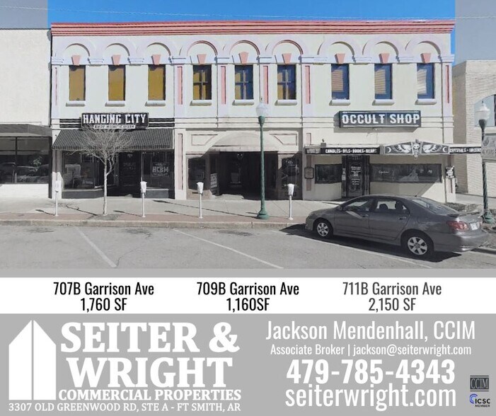 709-711 Garrison Ave, Fort Smith, AR à louer - Photo de l’immeuble – Image 1 sur 2