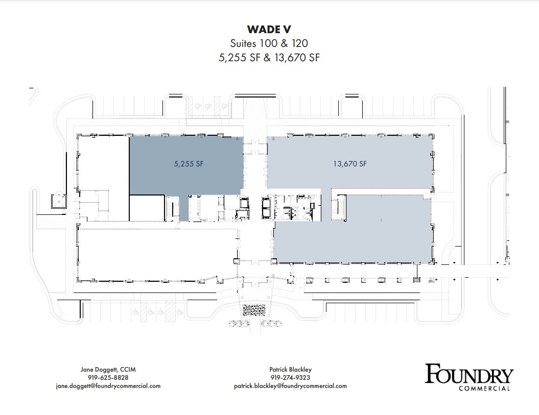 5440 Wade Park Blvd, Raleigh, NC à louer Plan d’étage– Image 1 sur 1