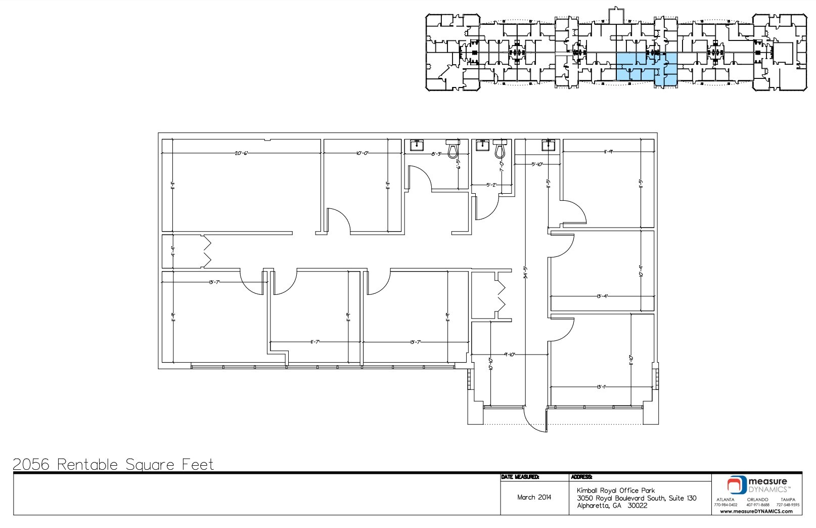 3050 Royal Blvd S, Alpharetta, GA à louer Plan d’étage– Image 1 sur 1