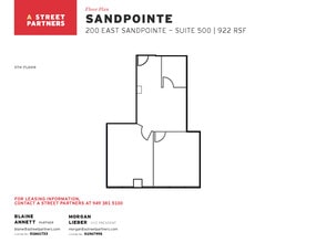 200 E Sandpointe Ave, Santa Ana, CA à louer Plan d’étage– Image 1 sur 1