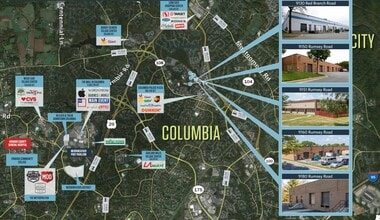 9180 Rumsey Rd, Columbia, MD à louer Carte– Image 2 sur 3