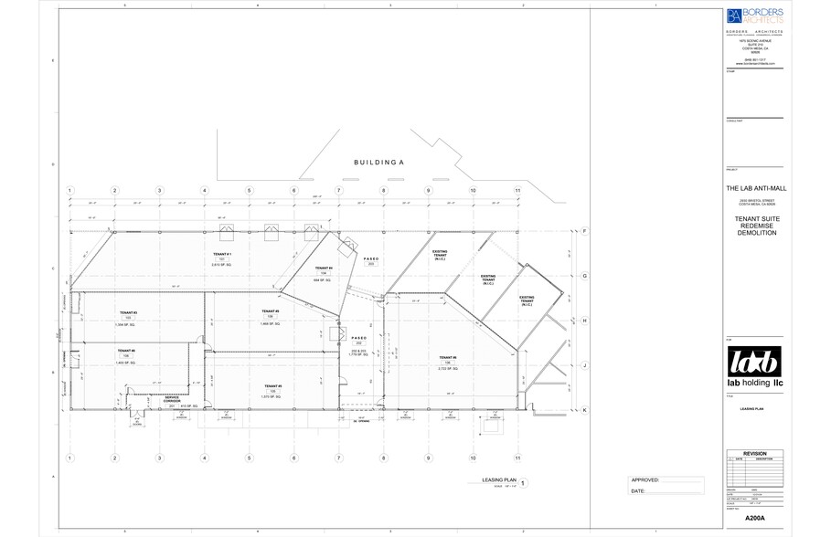 2930 Bristol St, Costa Mesa, CA à louer - Plan de site – Image 1 sur 17