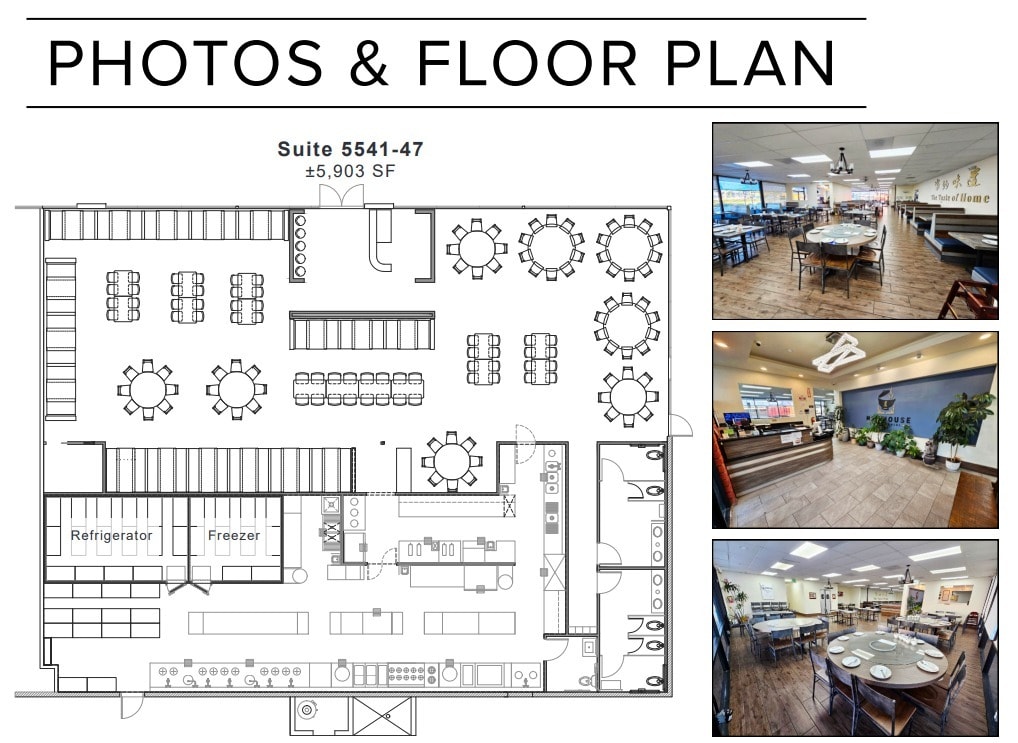 5487-5597 Clairemont Mesa Blvd, San Diego, CA à louer Plan d’étage– Image 1 sur 4