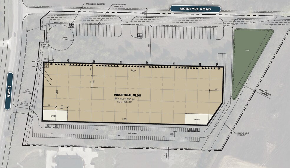2010 N McDonald St, McKinney, TX à louer - Plan de site – Image 2 sur 4