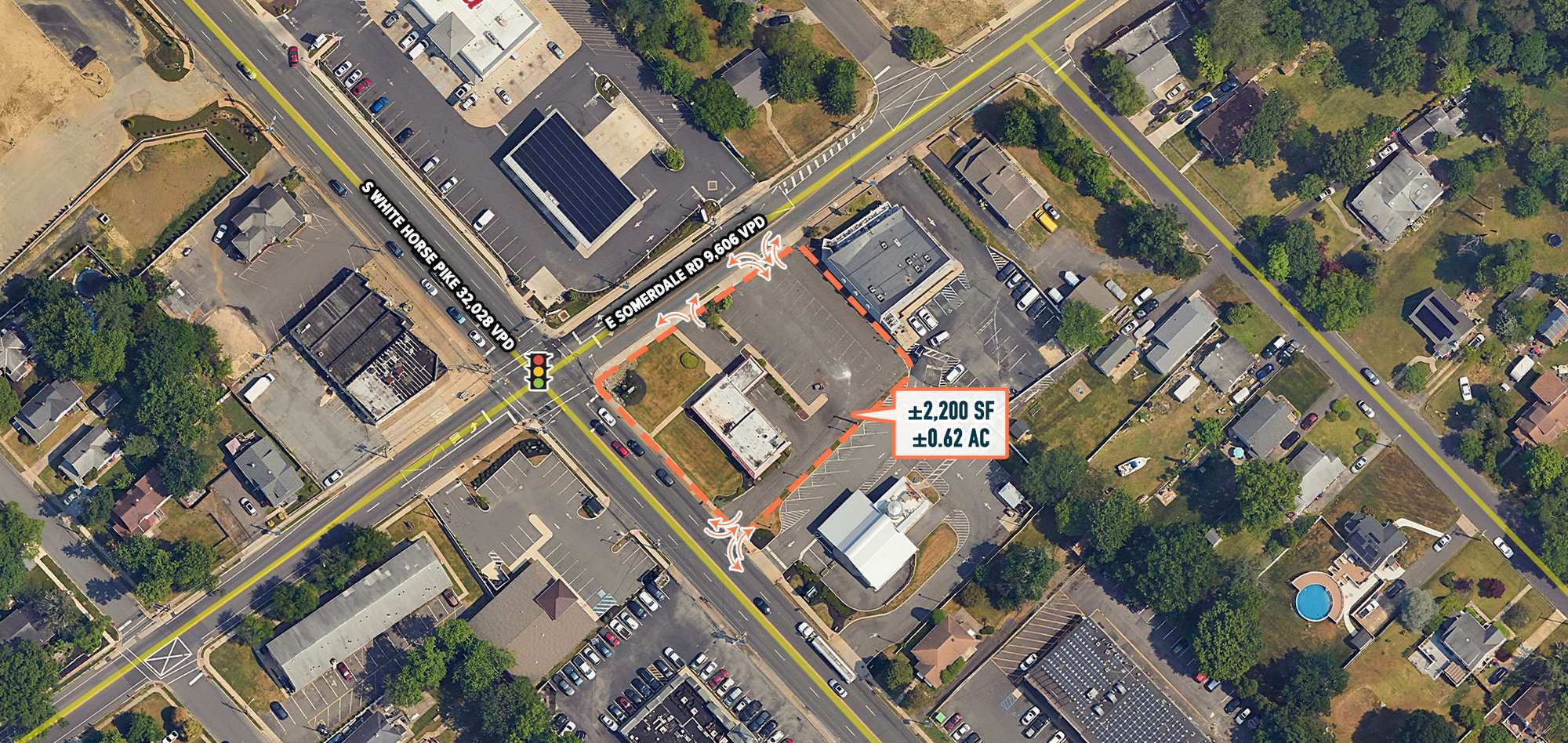 2 S White Horse Pike, Somerdale, NJ à louer Aérien– Image 1 sur 7