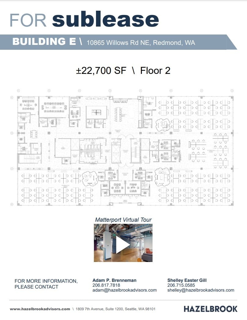 10865 Willows Rd NE, Redmond, WA à louer Plan d’étage– Image 1 sur 1