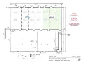 802-844 W El Camino Real, Sunnyvale, CA à louer Plan de site– Image 1 sur 13