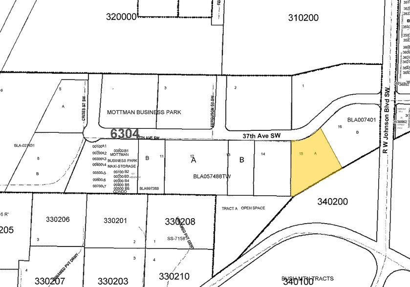 2865 37th Ave SW, Tumwater, WA à vendre - Plan cadastral – Image 3 sur 3