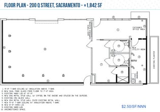 200 Q St, Sacramento, CA à louer Plan d’étage– Image 1 sur 1
