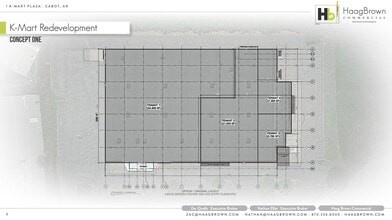 1 Kmart Plz, Cabot, AR à louer Plan d’étage– Image 1 sur 3