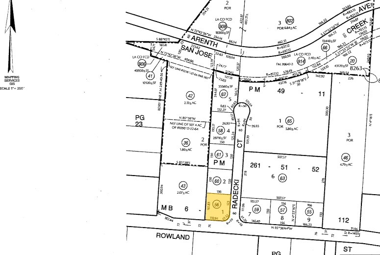 17665 Rowland St, City Of Industry, CA à vendre - Plan cadastral – Image 2 sur 35