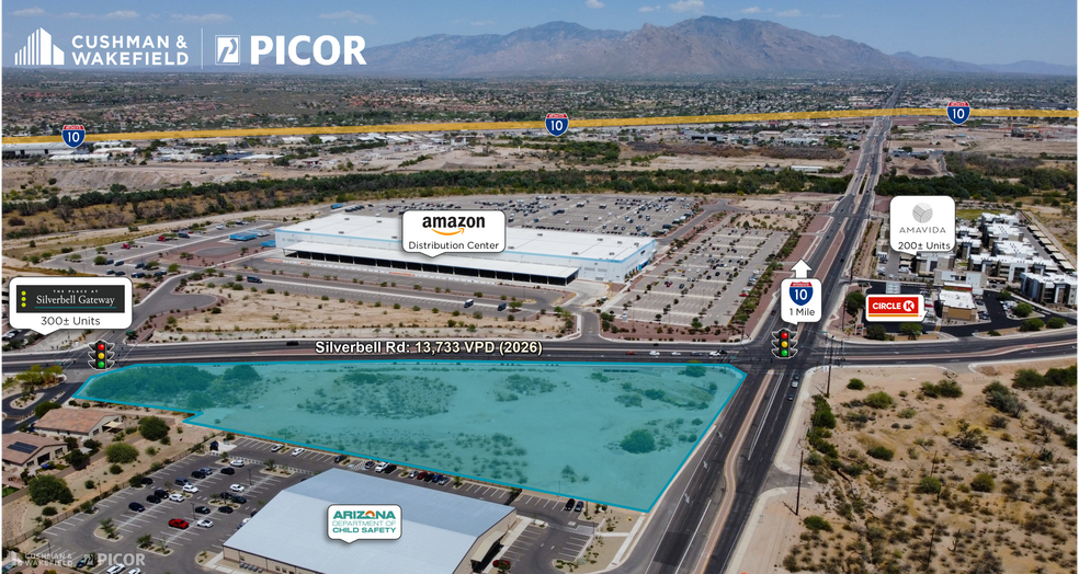 57870 W NWC Ina Rd & Silverbell Rd Rd, Tucson, AZ à vendre - Photo de l’immeuble – Image 1 sur 4