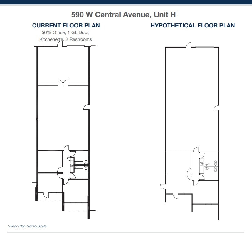 500-590 W Central Ave, Brea, CA à louer Plan d’étage– Image 1 sur 1