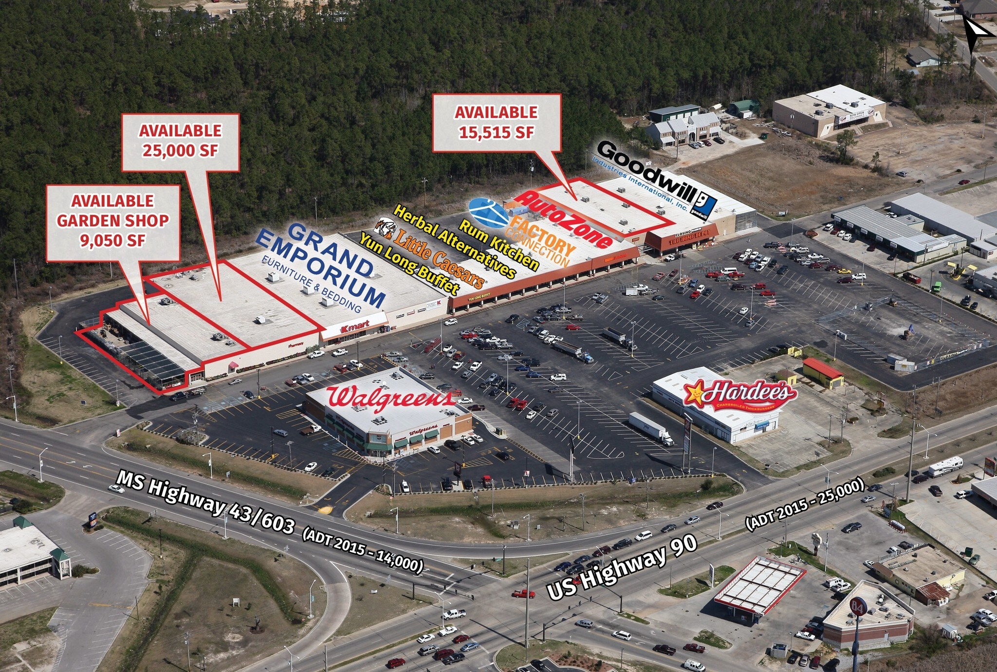 320-344 Highway 90, Waveland, MS à vendre Photo principale– Image 1 sur 11