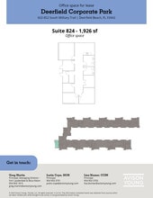 602 S Military Trl, Deerfield Beach, FL à louer Plan d’étage– Image 1 sur 1