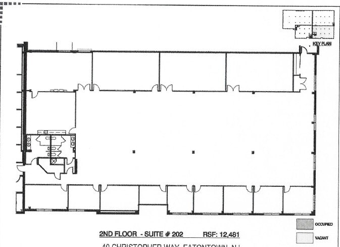 40 Christopher Way, Eatontown, NJ à louer Plan d’étage– Image 1 sur 1