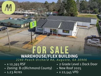 Plus de détails pour 2440 Peach Orchard Rd, Augusta, GA - Local commercial à vendre