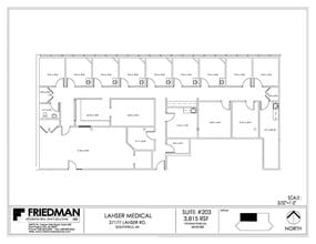 27177 Lahser Rd, Southfield, MI à louer Plan d’étage– Image 1 sur 1