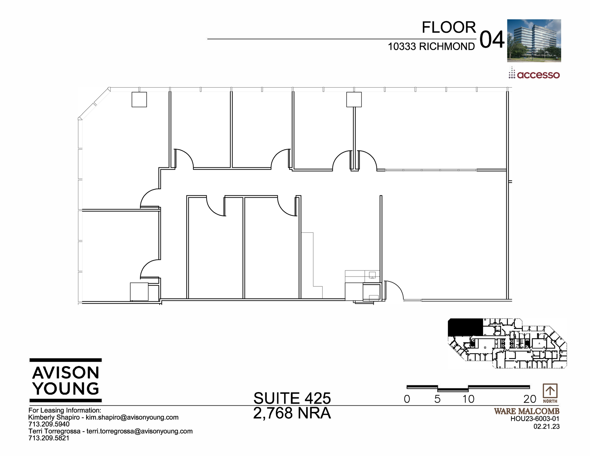 10333 Richmond Ave, Houston, TX à louer Plan d’étage– Image 1 sur 2