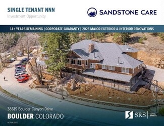 Plus de détails pour 38619 Boulder Canyon Dr, Boulder, CO - Santé à vendre