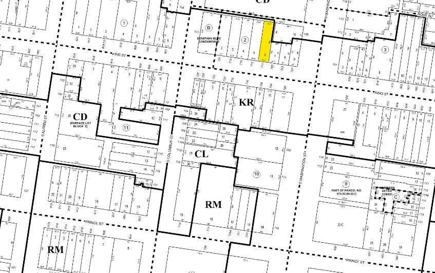 711 King St, Alexandria, VA à louer - Plan cadastral – Image 3 sur 3