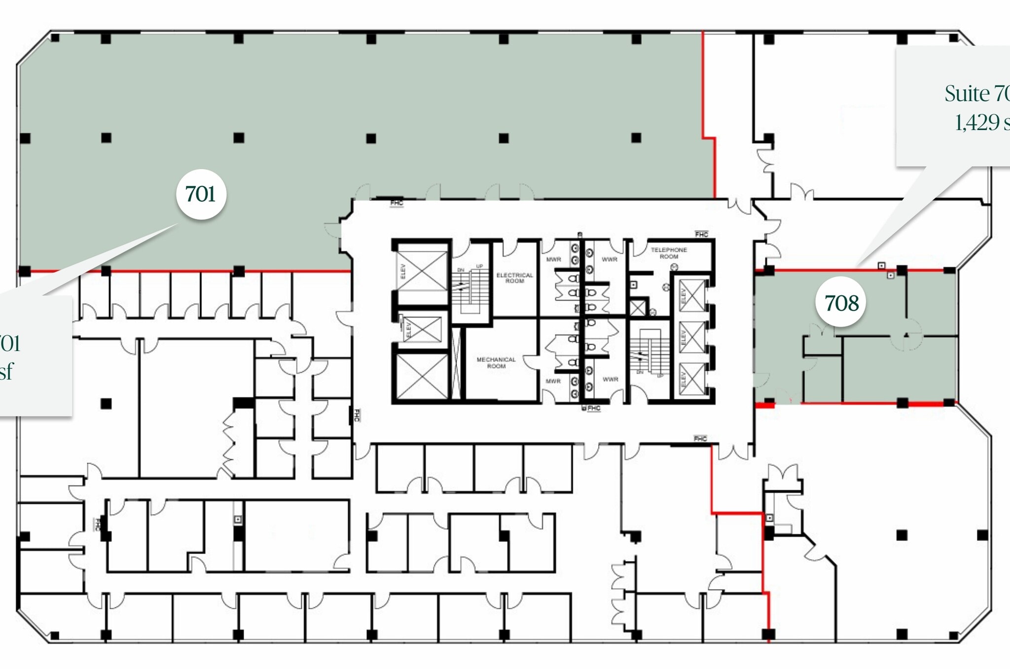 555 Richmond St W, Toronto, ON à louer Plan d’étage– Image 1 sur 1