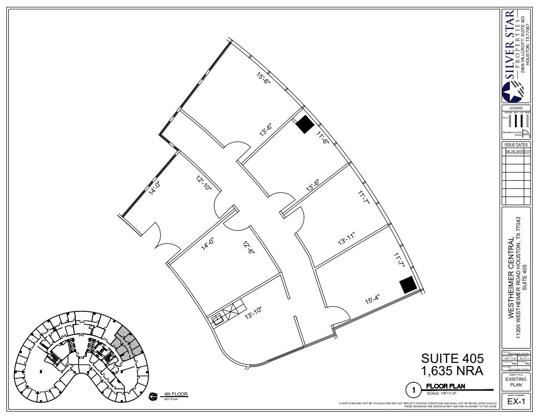 11200 Westheimer Rd, Houston, TX à louer Plan d’étage– Image 1 sur 1