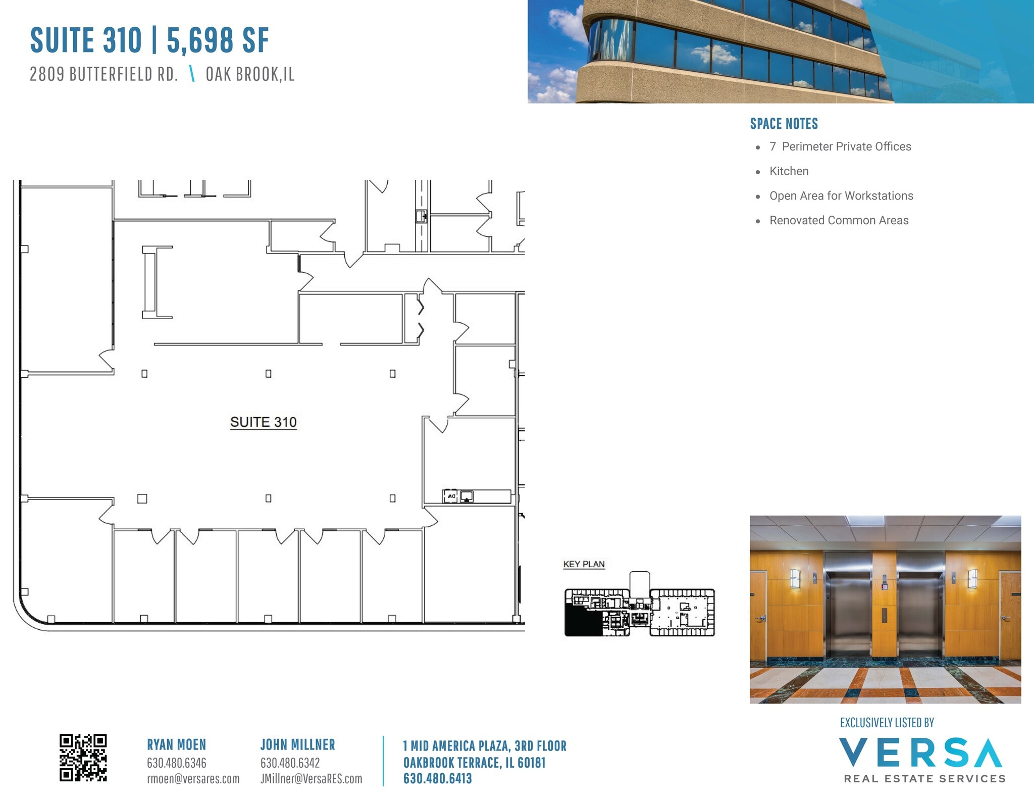 2707 Butterfield Rd, Oak Brook, IL à louer Plan d’étage– Image 1 sur 1