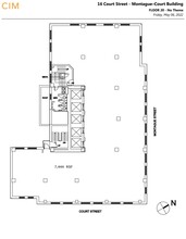 16 Court St, Brooklyn, NY à louer Plan d’étage– Image 2 sur 2
