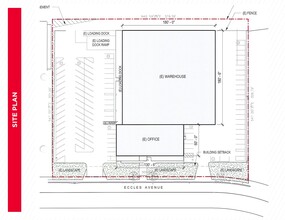 439 Eccles Ave, South San Francisco, CA à louer Plan d’étage– Image 1 sur 1