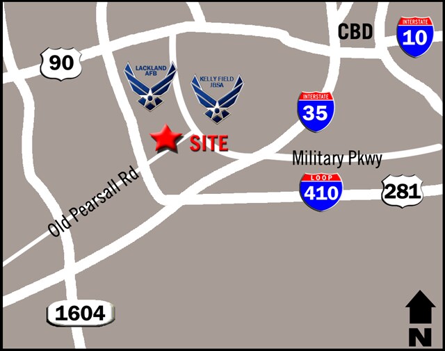 Five Palms Dr @ Old Pearsall Rd, San Antonio, TX à vendre - Photo de l’immeuble – Image 3 sur 6