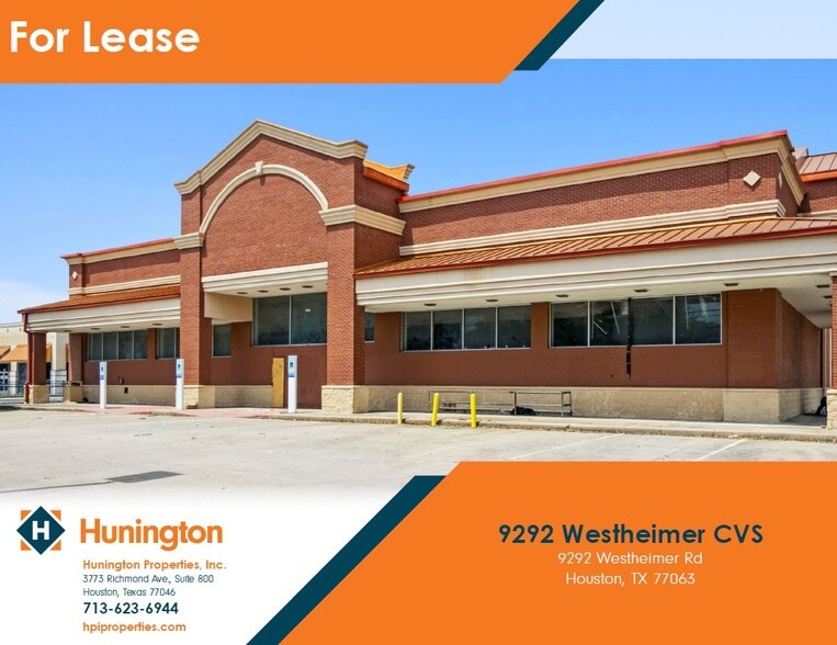 9292 Westheimer Rd, Houston, TX à louer - Photo principale – Image 1 sur 1