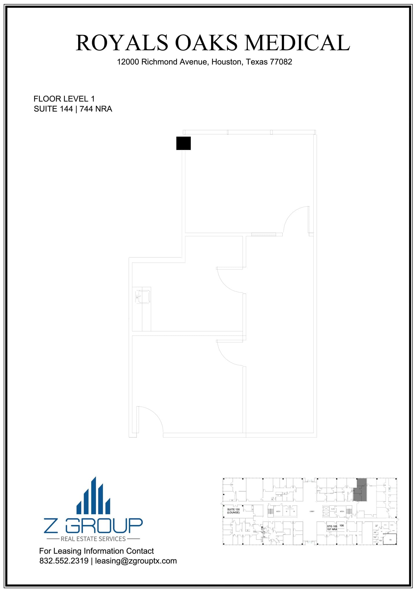 12000 Richmond Ave, Houston, TX à louer Plan de site– Image 1 sur 1