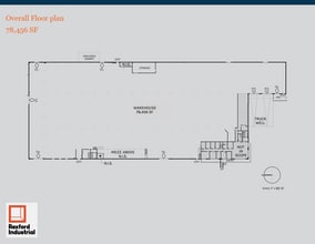 13711 Freeway Dr, Santa Fe Springs, CA à louer Plan d’étage– Image 1 sur 2