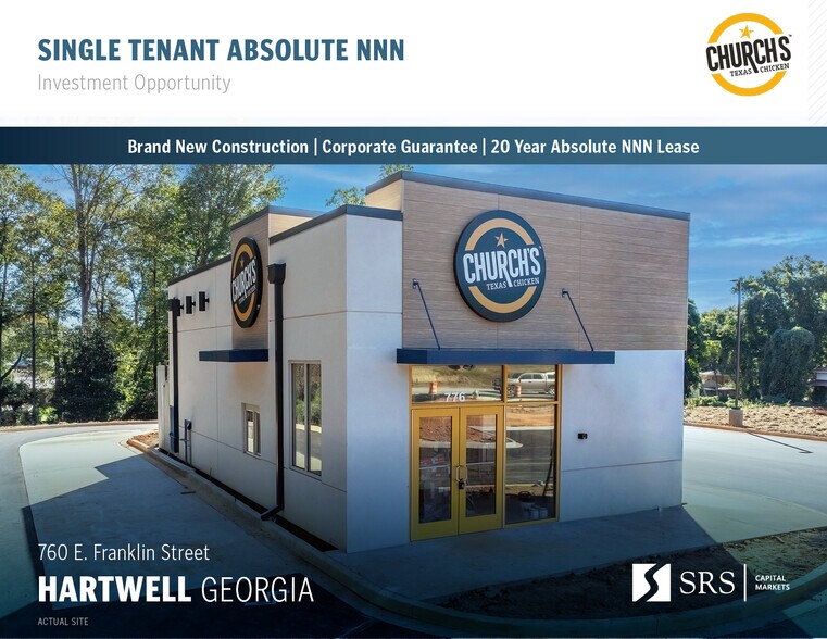 760 E Franklin St, Hartwell, GA à vendre - Photo de l’immeuble – Image 1 sur 6