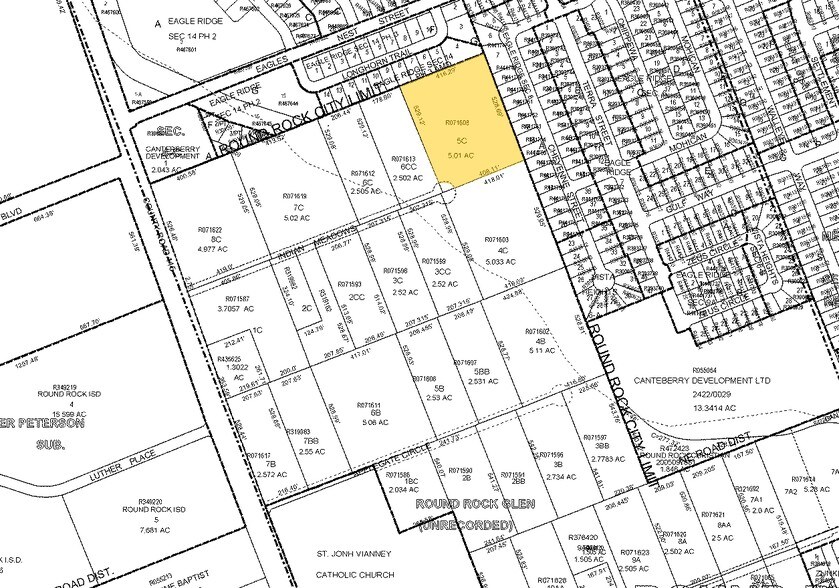 18 Indian Meadows Dr, Round Rock, TX à louer - Plan cadastral – Image 2 sur 16