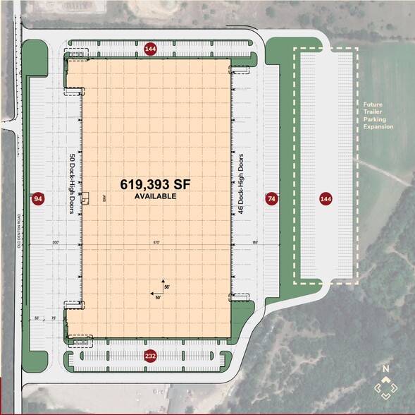 NWC Old Denton Rd & Westport Pky, Roanoke, TX à louer - Plan de site – Image 3 sur 3