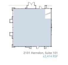 2101 Herndon Ave, Clovis, CA à louer Plan d’étage– Image 1 sur 1