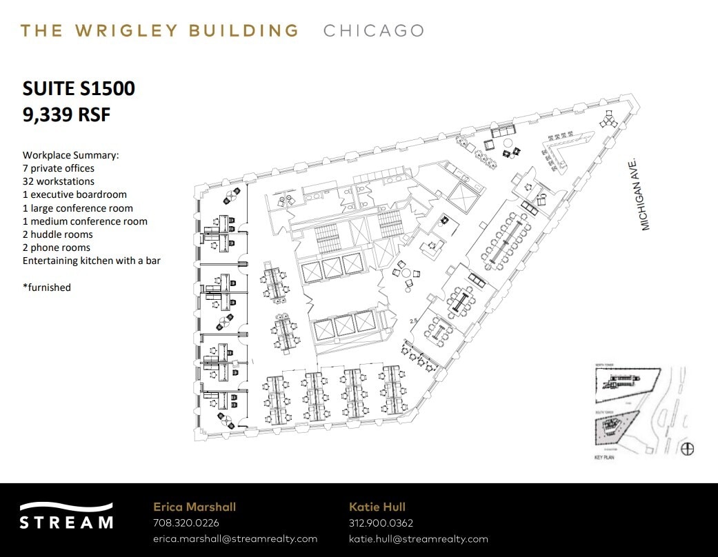 400 N Michigan Ave, Chicago, IL à louer Plan d’étage– Image 1 sur 1
