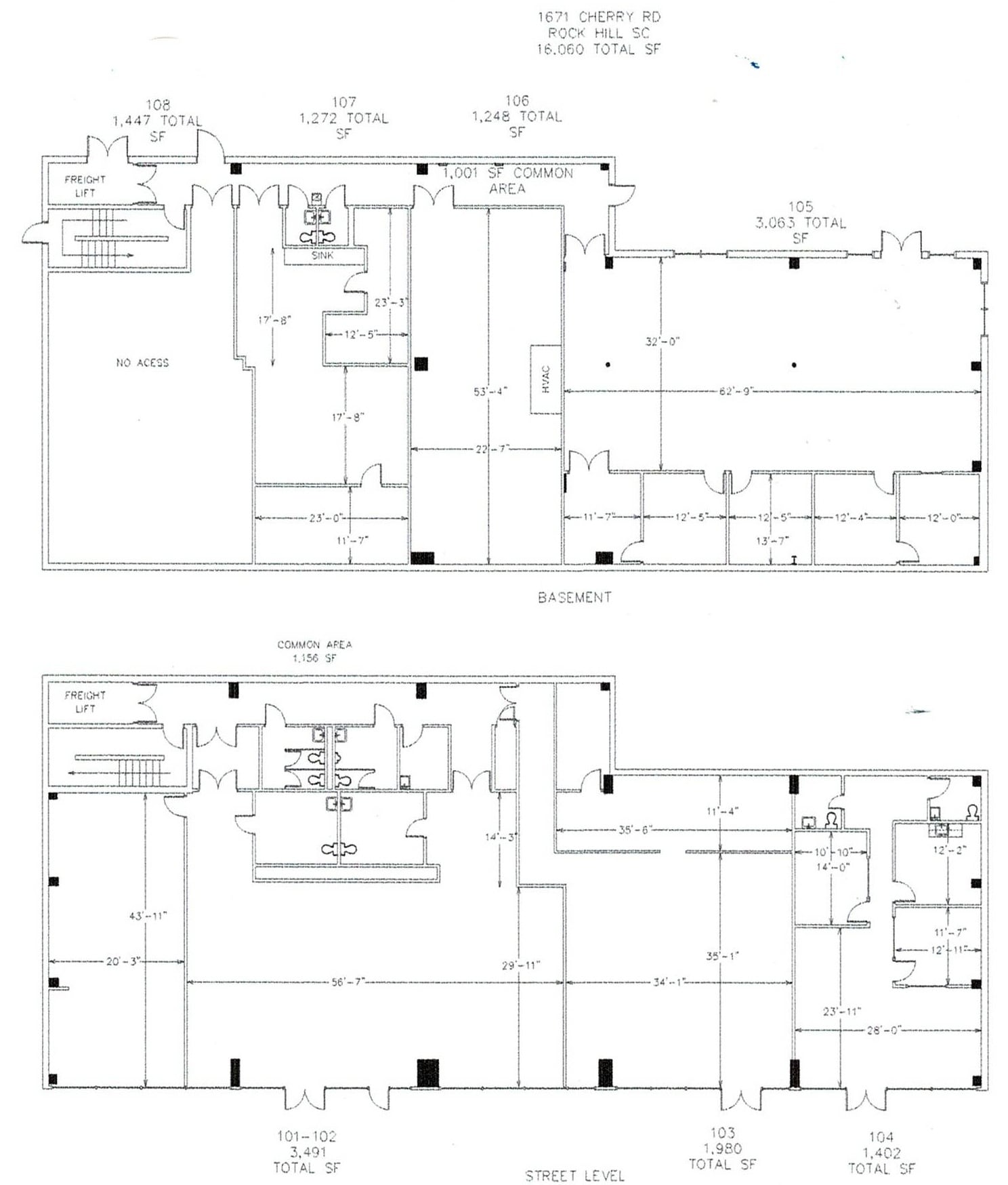 1671 Cherry Rd, Rock Hill, SC à louer Plan d’étage– Image 1 sur 1